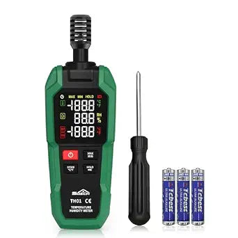SQECH Temperature Humidity Meter Digital Hygrometer Psychrometer HVAC