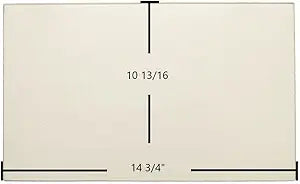 Osburn Hybrid 35MF / 1800 Center Ceramic Glass Panel (14 3/4" x 10 13/16") Γ Replaces SE87154