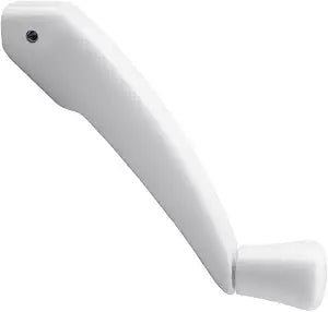Universal Casement Window Crank Handle Replacement Low Profile Folding Style for 11/32 in. Spindle Casement and Awning Window Crank Handle Diecast Zinc for Milgard and Truth Operator