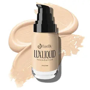 Organic Liquid Foundation Makeup, Medium Coverage, Natural Finish, Frappe