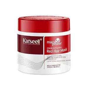 Karseell Color Depositing Conditioner, Red Hair Mask for Color-Treated Hair