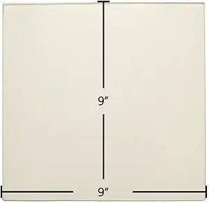 US Stove Tri-Star 25-5670 Ceramic Glass Panel | 9" x 9" | Part #USSC_AC_G9