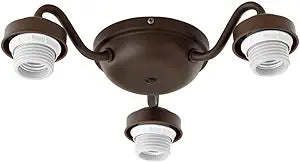 Quorum Brewster 2360-9186, 3-Light Kit, 27 Total Watts, Oiled Bronze