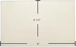 Blue Ridge 7BSDD Door Glass Replacement Γ 9" x 6 1/2" High-Temperature Ceramic Glass Panel (7BSDD-2)