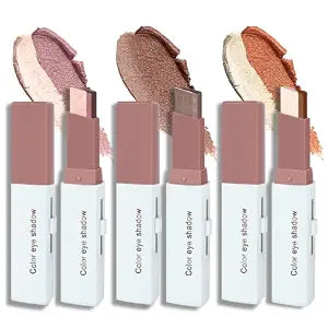KYDA 6 Colors Two Tone Eyeshadow Stick Set, Gradient Shimmer Eyeshadow Pen
