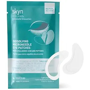 Skyn ICELAND Microneedle Eye Patches With 39% Hyaluronic Acid and Peptides