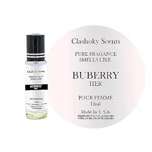 joxipe Clashoky Fragrance Perfume Oils Buberry For Her Perfume Roll On Body Oil for Women (12ml) (Pack of 1)