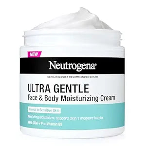 Neutrogena Ultra Gentle Face & Body Moisturizing Cream, Fragrance, 11 oz
