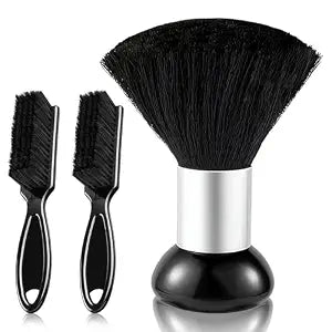 3 PCS Barber Neck Duster Brush Set, Professional Barber Accessories Cleaning Supplies, Hair Blade Clipper Cutting Cleaning Styling Tool