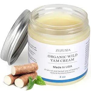 4OZ Organic Wild Yam Cream for Women Balance Support