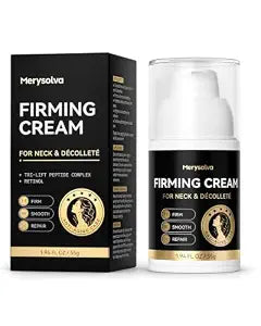Neck Firming Cream with TRI-LIFT Peptide Complex and Retinol, Helps Smooth Lines, Hydrate Crepey Skin and Improve Elasticity, 1.94 FL OZ