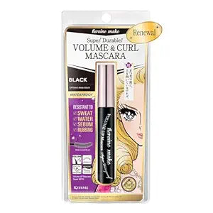 KissMe Heroine Make Volume & Curl Mascara | New & Updated Formula | Black