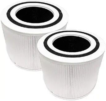 Nispira Core 300 P350 Replacement Filters for LEVOIT Core 300 P350 Air Purifier Part Core 300-RF 3-in-1 True HEPA, 2 Packs