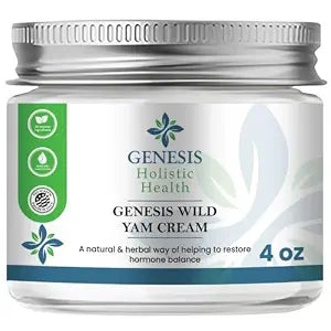 Genesis Holistic Health Wild Yam Cream for Women, Organic