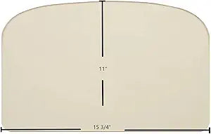Breckwell SWC21 Door Glass Replacement Γ 15 3/4" x 11" Archtop High-Temperature Ceramic Glass Panel (892342)