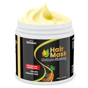 Bablabear Hair Mask for Damaged Hair,Hair Treatment for Color Treated Hair Deep Conditioner,Mascarilla Para El Cabello for Dry/Frizzy Hair.Moisturizer and Adds Shine.Hair Care for Curly Hair.500ml