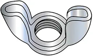 8-32 Stamped Wing Nut Zinc (Pack Qty 2,000) BC-08NWS by Shorpioen