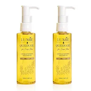 LumieQueen Oil for Crepe Skin, Botanical Body Oil(2pcs)