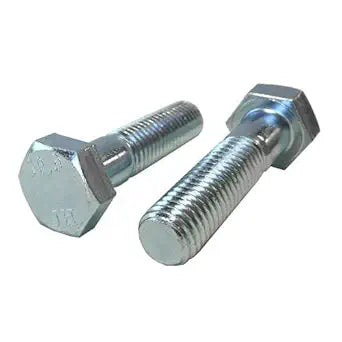 M20-2.5 x 240mm Hex Head Cap Screws, Steel Metric Class 10.9, Zinc Plating (Quantity: 5 pcs) - Coarse Thread Metric, Partially Threaded, Length: 240mm Metric, Thread Size: M20 Metric