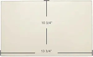 Heatilator Eco-Choice PS35, PS50, CAB50 Ceramic Glass Panel Γ High-Temperature Replacement (13 3/4" x 10 3/4")