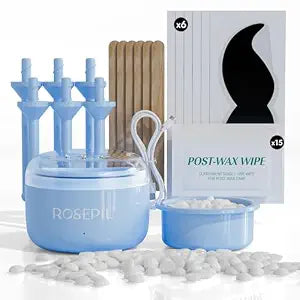 Nose Waxing Kit for Women&Men, Portable Wax Warmer Set