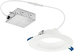 Kichler Direct-to-Ceiling 6 inch Round Recessed 30K LED Downlight in White