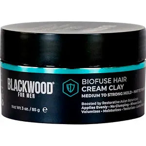 Blackwood For Men BioFuse Hair Cream Clay, Matte, Strong Hold 3oz