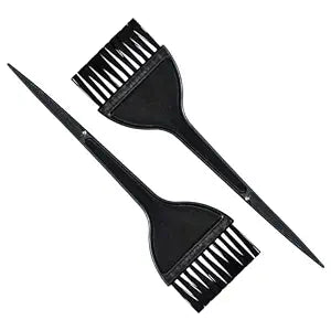 2-Pack Hair Dye Brushes - Reusable Applicator Brushes for Hair Stylists, Salon Use, and Home DIY Dyeing for Men and Women (2 Pack)