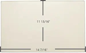 Austroflamm Prima Door Glass Replacement Γ 14 7/16" x 11 13/16" High-Temperature Ceramic Glass Panel (ADS10093)