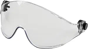 Klein Tools VISORCLR Clear Visor for Hard Hat and Safety Helmet, Low Profile, Impact Rated, Anti Fog, Scratch Resistant, Flip-Up, UV Protection