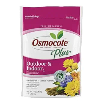 Osmocote Smart-Release Plant Food Plus Outdoor & Indoor1 - Granular, Continuous Release Plant Fertilizer with 11 Essential Nutrients, 8 lbs.