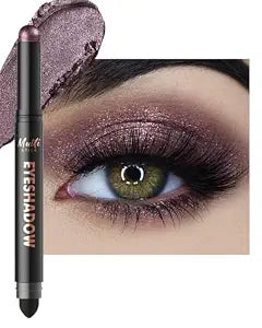 Plum Smoke Shimmer Eyeshadow Stick, Cream Smooth Dual Eye Shadow Sticks