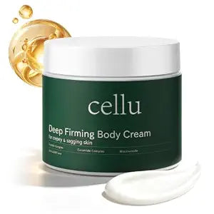 CELLU Deep Firming Body Cream, Overnight Body Cream for Crepey Skin