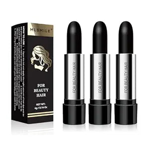 Hair Color Touch-Up Stick Hair Dye Pen, 3PCS Black Hair Color Stick