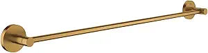 Essentials 24 Inch Towel Bar, Brushed Cool Sunrise