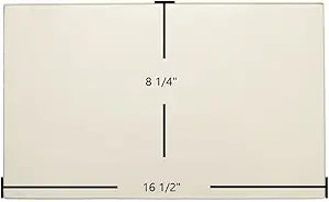 US Stove American Harvest Pellet 6033, 6035, 6037 Ceramic Glass Panel | 16 1/2" x 8 1/4" | Part #891075