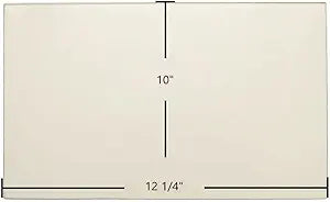 Vogelzang 5790 Pellet Stove Ceramic Glass Panel | 10" x 12 1/4" | Part #892258
