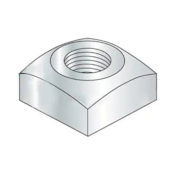 1 1/2-6 Regular Square Nuts/Steel/Zinc (Carton: 10 pcs)