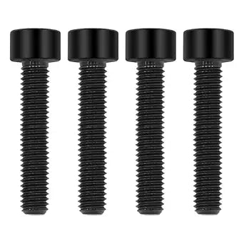 M6x30 Titanium Bolts Hex Socket Cap Screw, Black, 4PC