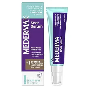 Mederma Scar Serum for Old Scars, Triple-Action with Niacinamide, 1 Fl Oz