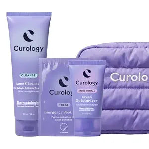 Curology Back To School Glow Set, Salicylic Acid Face Wash, Cream, Patches