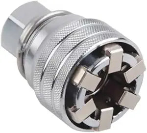 Adjustable Socket 3/8" Drive, Fits 3/8" to 3/4" (10-19mm) Nuts & Bolts, Universal Magic Socket for Auto Repair, Home DIY, Bicycle & Furniture Assembly, Stripped Bolt Extractor