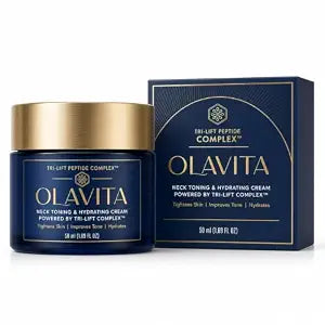 Olavita Tri-Lift Peptide Cream, Face & Neck Anti-Aging Moisturizer, 50ml