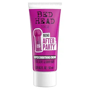 Bed Head by TIGI After Party Super Travel Size Mini Smoothing Cream – Anti Frizz hair styling product with humidity protection for frizzy, dull or coarse hair, 1.69 fl oz
