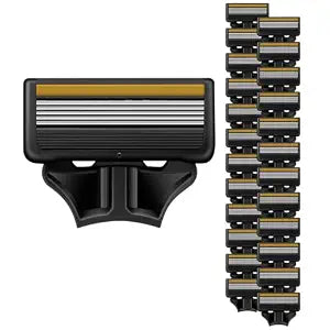 24 PCS Razor Blades Refills Compatible with Harry's Handle, Smooth Close Shave Blades