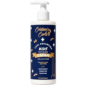 Cristina's Curls Curl Defining Cream For Kids – Moisture Rich Styling For Soft Bouncy Curls