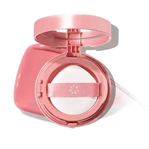 INTO YOU Cream Blush Air Cushion for Cheeks Eyes, Moisturizing, Lightweight, Dewy Finish Face Makeup, Long Wearing, Buildable, Blendable, Pigmented Blush, for All Skin Tones (CB04-Sunlit Peach)