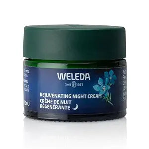Weleda Face Care Rejuvenating Night Cream, Plant Rich Moisturizer with Blue Gentian and Edelweiss