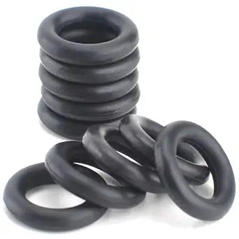 10-Pack 19037 O-Ring Seals Compatible with Yellow Jacket 19109 19209 SealRight 1/4" Quick Couplers, HVAC Refrigeration Hose Fittings Replacement Rubber Gaskets, HVAC Low Loss Fittings