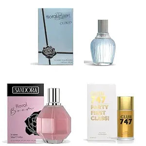 Sandora Fragrances Women's Perfume 3-Pack – Eau de Parfum – Three Full-Size 100 ml Bottles – Airy Fresh Rich Expressive Fragrance Collection